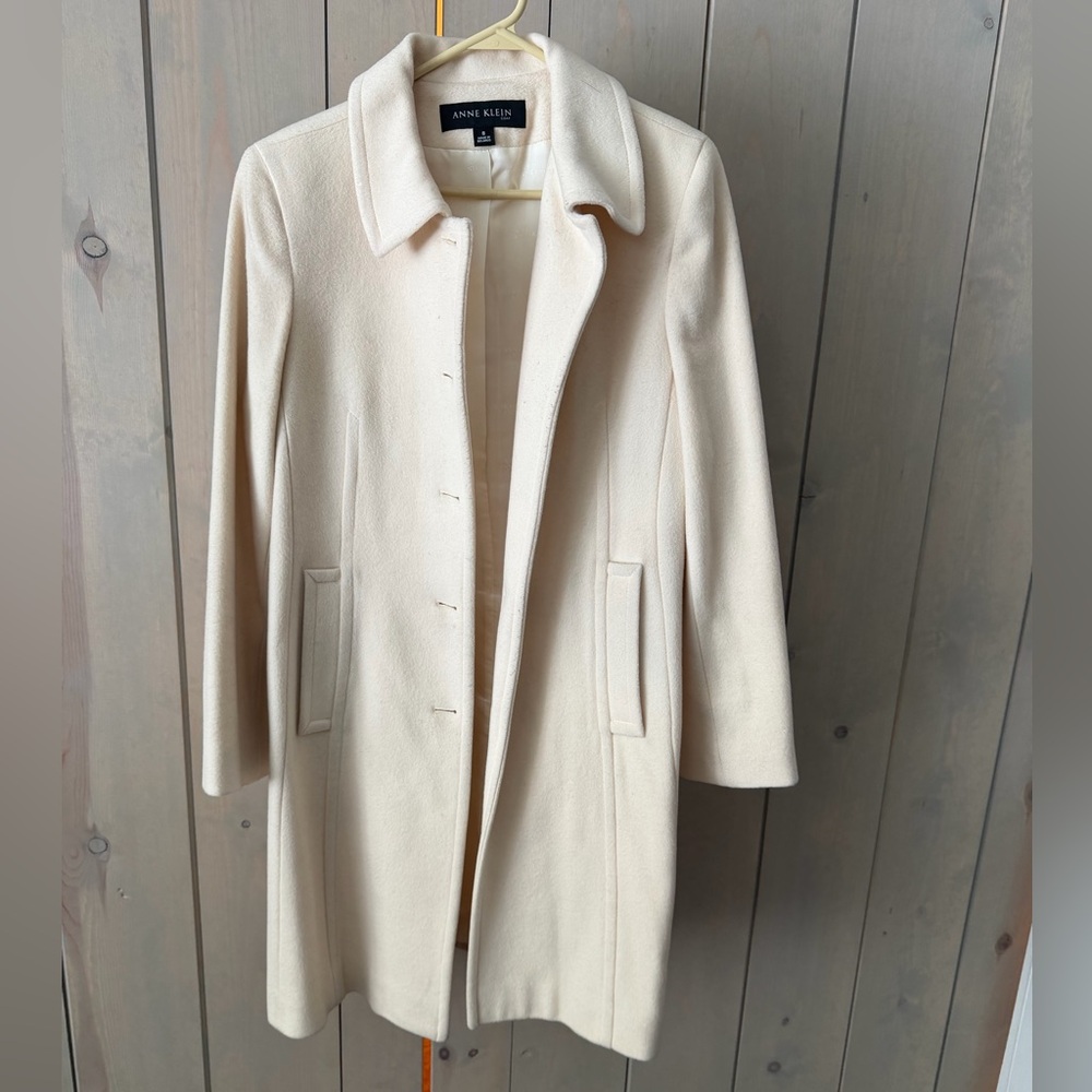 Anne Klein Beige Trench Coat for Women